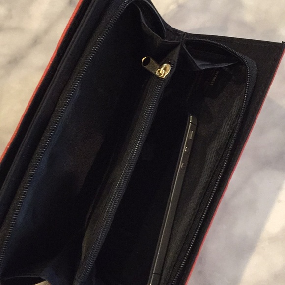 Nicole Miller Patricia Rustic Orange Wallet/New - Picture 5 of 6